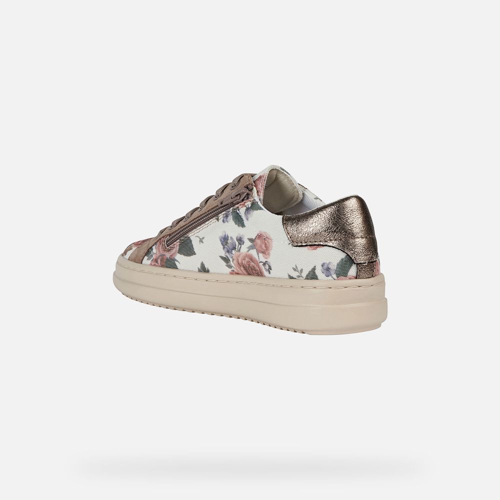 Geox Bayan Spor Ayakkabı Koyu Bej Rengi - Pontoise - NKS-651974